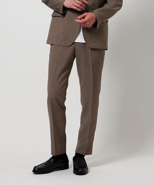 A DAY IN THE LIFE スラックス リネンライク ドビー スラックス