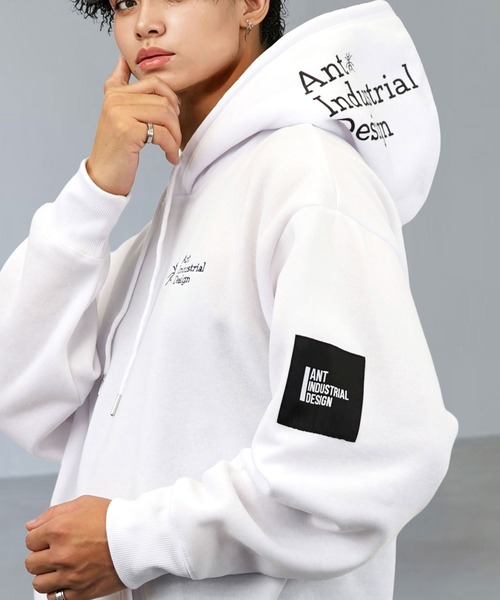 パーカー グラフィック ワイド 長袖スウェット フーディー メンズ