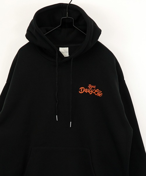 パーカー グラフィック ワイド 長袖スウェット フーディー メンズ