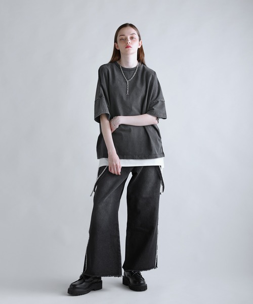 「SOCCE」 半袖Tシャツ X-LARGE ブルー メンズ_画像4