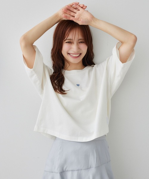 「mysty woman」 半袖Tシャツ FREE ホワイト系その他2 レディース_画像2