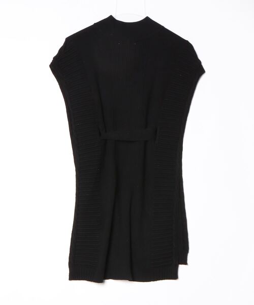 UN3D.（アンスリード） ノースリーブニット FREE ブラック レディース