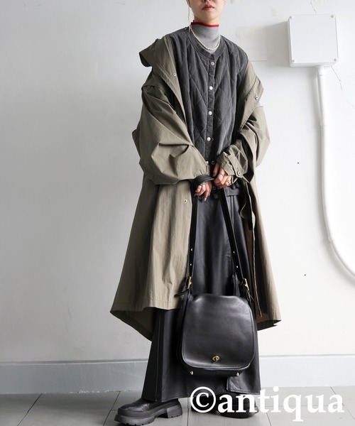 antiqua（アンティカ） ベスト ジレ キルティングベスト レディース