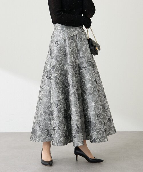 La boutique BonBon 新品未使用　花柄ジャガードスカート La boutique Bonbon（ラブティックボンボン） スカート 「BonBon