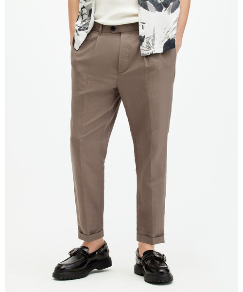 「ALLSAINTS」 スラックス 30 ブラウン系その他 メンズ_画像4