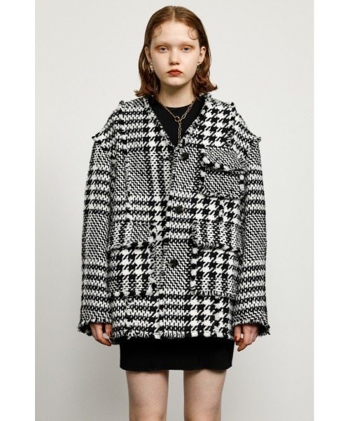 SLY（スライ） ノーカラージャケット FREE ブラック系その他2