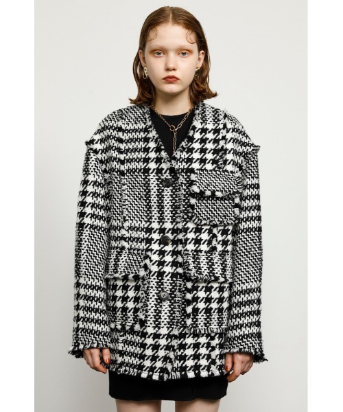 【未使用　タグ付き】SLY ツイードジャケット 未使用 タグ付き】SLY ツイードジャケット SLY ツイードジャケット新品