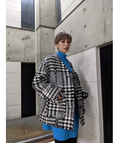 SLY（スライ） ノーカラージャケット FREE ブラック系その他2