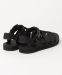 「Teva」 フラットサンダル 23cm ブラ...の詳細画像1