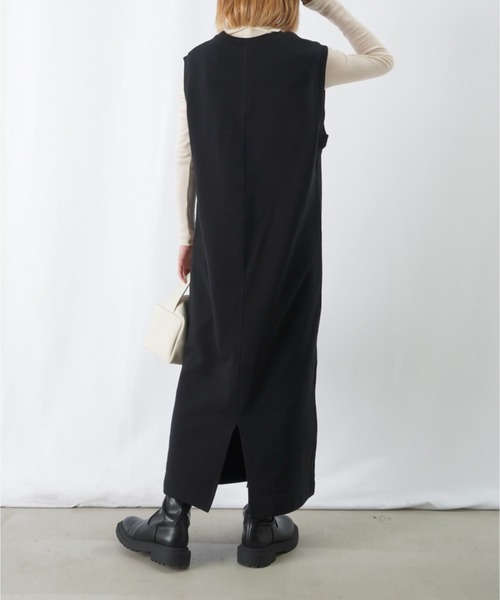 「LUCA/LADY LUCK LUCA」 ノースリーブワンピース FREE ブラック レディース_画像4