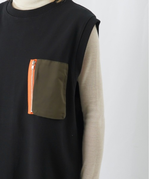 「LUCA/LADY LUCK LUCA」 ノースリーブワンピース FREE ブラック レディース_画像9