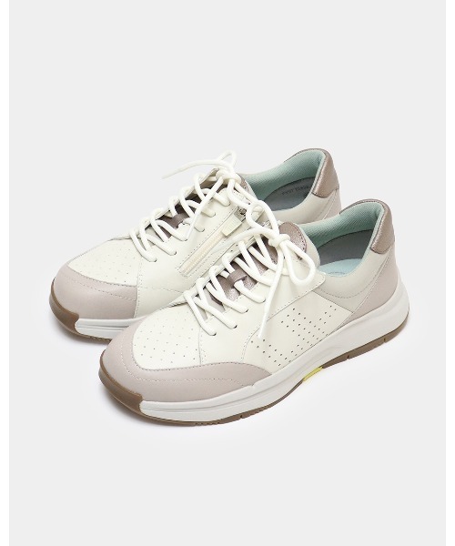 fitfit（フィットフィット） スニーカー レザージップスニーカーWoW