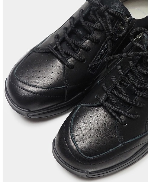 fitfit（フィットフィット） スニーカー レザージップスニーカーWoW