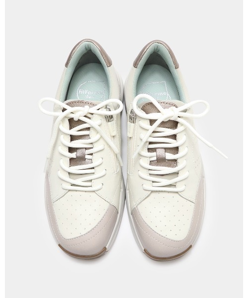 fitfit（フィットフィット） スニーカー レザージップスニーカーWoW