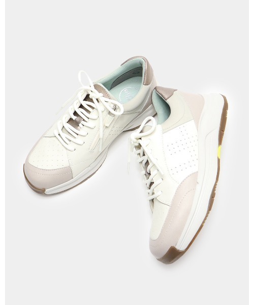 fitfit（フィットフィット） スニーカー レザージップスニーカーWoW