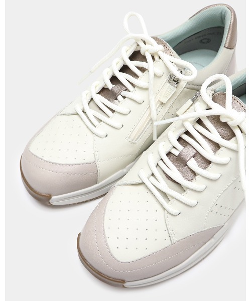 fitfit（フィットフィット） スニーカー レザージップスニーカーWoW