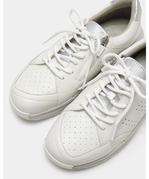 fitfit（フィットフィット） スニーカー レザージップスニーカーWoW