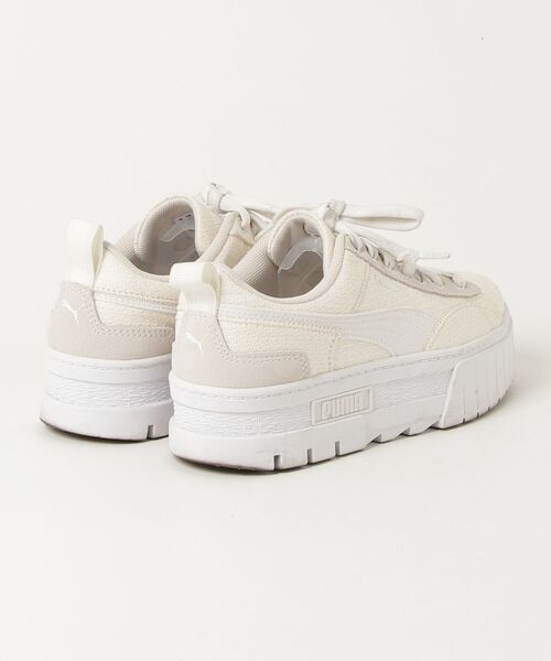 「PUMA」 ローカットスニーカー 24.0cm ホワイト レディース_画像2