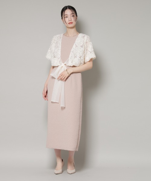 kaene（カエン） ドレス kaene/デザインリボンボレロセットドレス