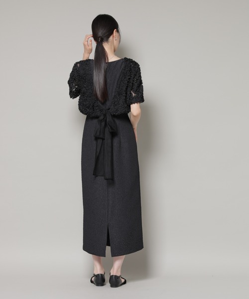 kaene（カエン） ドレス kaene/デザインリボンボレロセットドレス