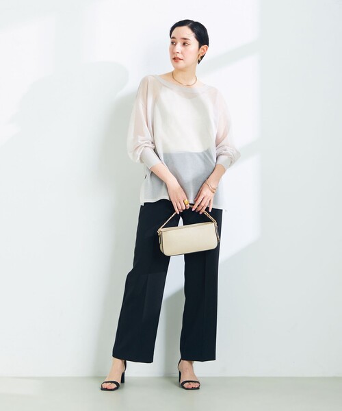 「NOLLEY'S Sophi」 スラックス 36 ブラック レディース_画像8