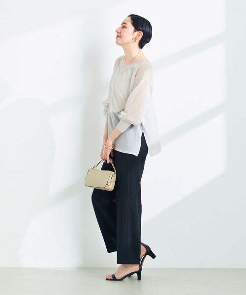 「NOLLEY'S Sophi」 スラックス 36 ブラック レディース_画像9