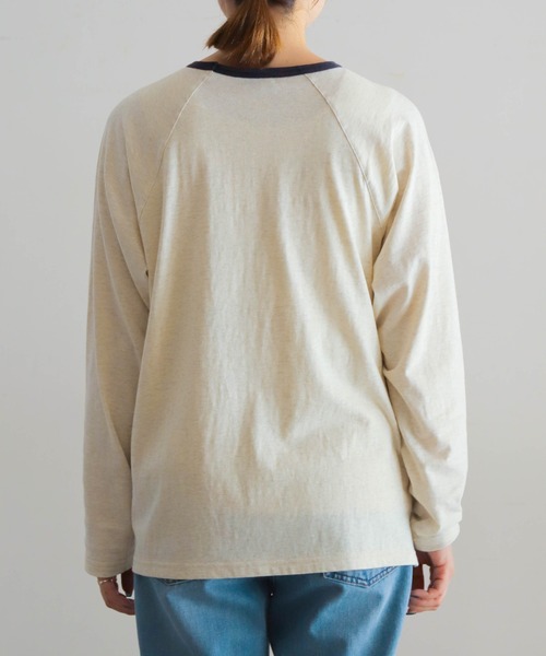 「NOMBRE IMPAIR」 長袖カットソー FREE ブラウン レディース_画像4