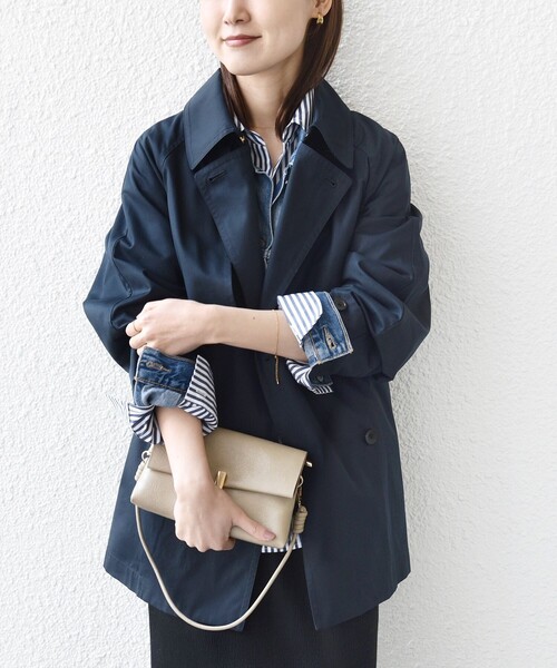 SHIPS（シップス） トレンチコート コート 「撥水加工」バック