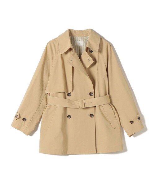 新品タグ付き✨SHIPS シップス　ベージュ スプリングコート　ロング　撥水加工 SHIPS（シップス）の「〈撥水加工〉ナイロン ドロスト ロング コート
