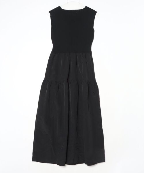 「B:MING by BEAMS」 ドッキングワンピース MEDIUM ブラック レディース_画像2