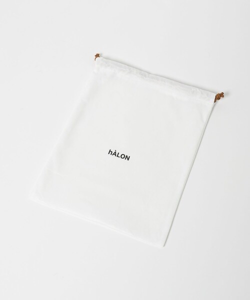 halon ショルダーバッグ 「hALON」レザー 巾着バッグ メンズ