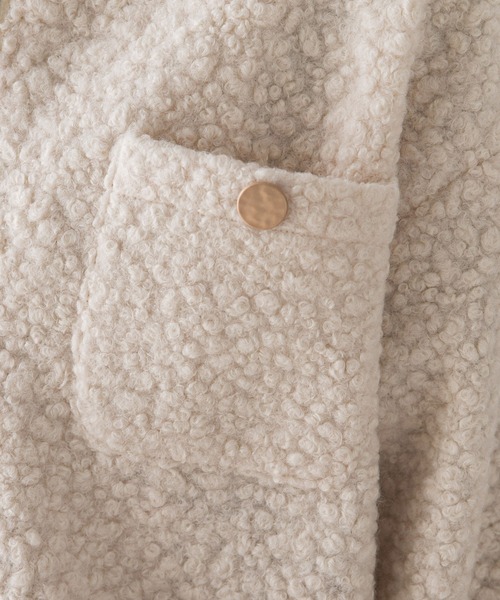 「rectangle」 ブルゾン FREE アイボリー レディース_画像8