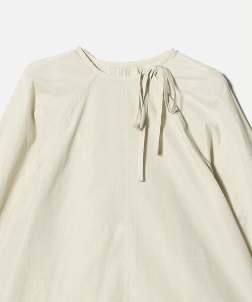 BEAUTY＆YOUTH UNITED ARROWS リボンタイ ノーカラーブラウス