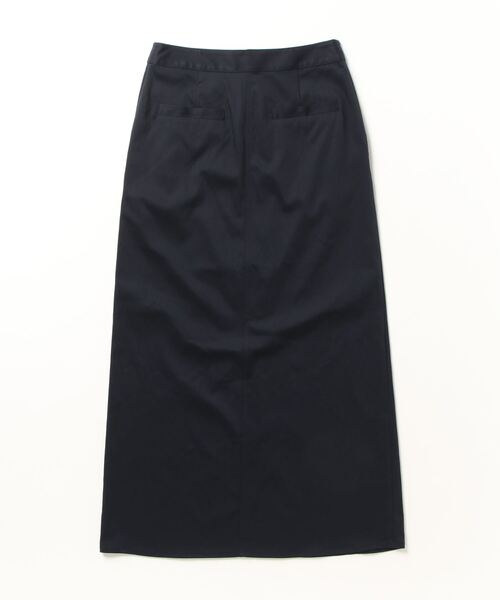 「Demi-Luxe BEAMS」 ロングスカート 36 ネイビー レディース_画像2