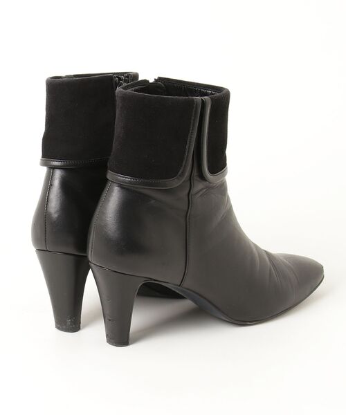 「ODETTE E ODILE」 ショートブーツ 22.5cm ブラック レディース_画像2