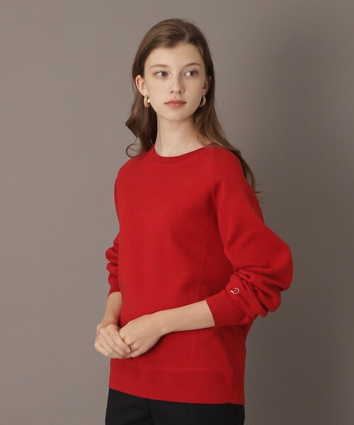 「DRESSTERIOR」 長袖ニット 40 ワインレッド レディース