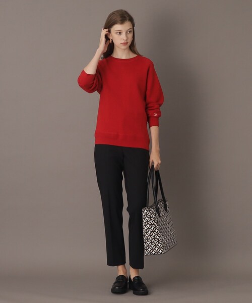 「DRESSTERIOR」 長袖ニット 40 ワインレッド レディース