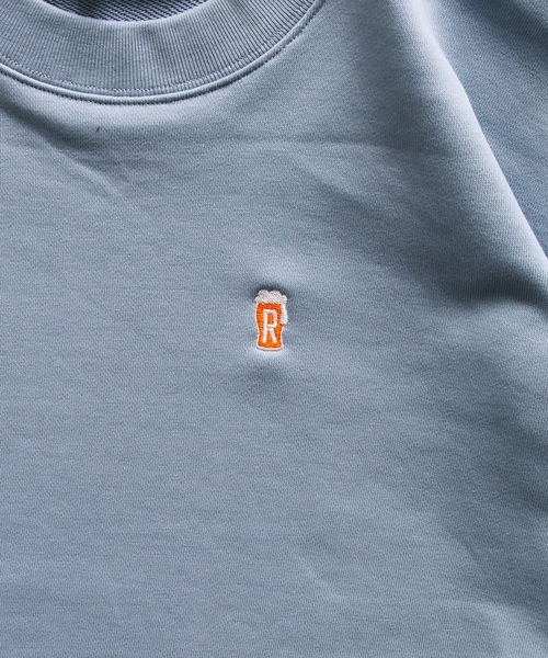 「ROTAR」 スウェットカットソー SMALL ベージュ メンズ_画像6