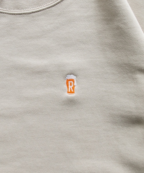 「ROTAR」 スウェットカットソー SMALL ベージュ メンズ_画像7