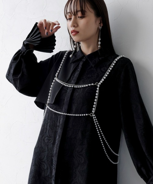 「HARE」 サスペンダー FREE シルバー レディース_画像4