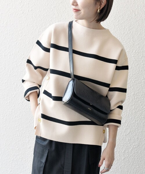 「SHIPS any」 長袖ニット ONE SIZE ブルー レディース