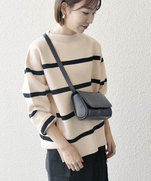 「SHIPS any」 長袖ニット ONE SIZE ブルー レディース