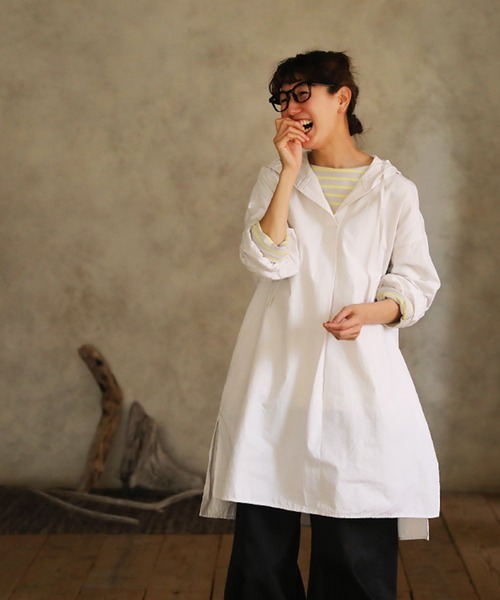 「soulberry」 長袖チュニック M オフホワイト レディース_画像2