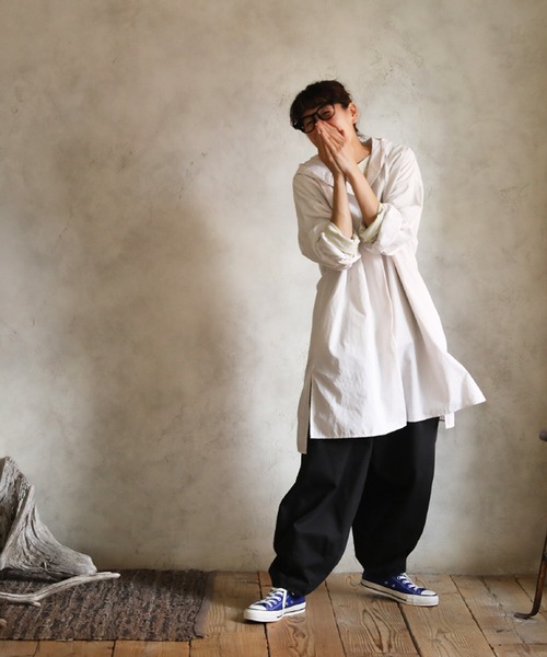 「soulberry」 長袖チュニック M オフホワイト レディース_画像5