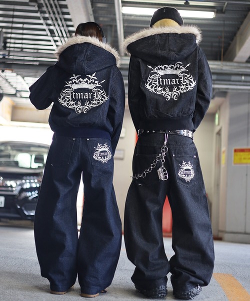 ATMARK デニムジャケット gジャン 「2サイズ展開 / UNISEX トライバル