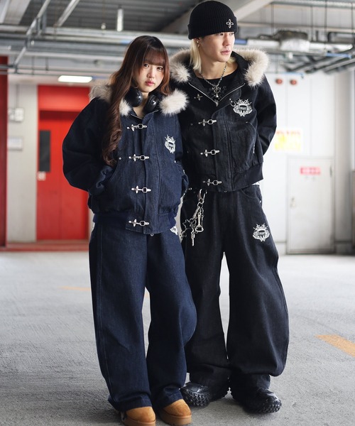 ATMARK デニムジャケット gジャン レディース メンズ : ZOZOTOWN Yahoo
