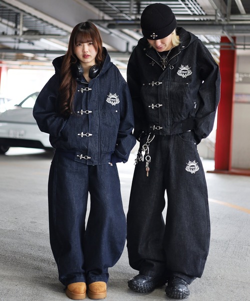 ATMARK デニムジャケット gジャン 「2サイズ展開 / UNISEX トライバル