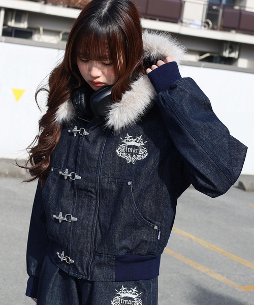 ATMARK デニムジャケット gジャン レディース メンズ : ZOZOTOWN Yahoo