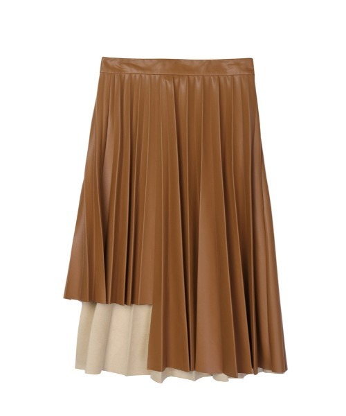 「JNBY」 プリーツスカート 38 オレンジ レディース_画像5