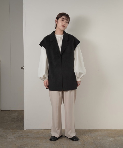 「lawgy」 ベスト FREE ブラック レディース_画像7